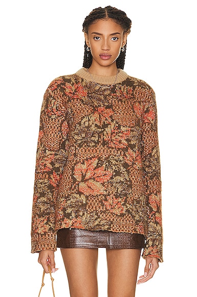 Edges Sweater in Brown