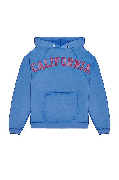 ERL California Hoodie in Blue | FWRD