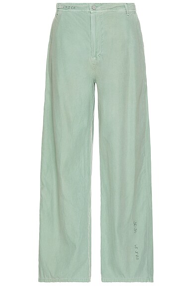 ERL Distressed Chino Pants in Army Green | FWRD ERL Distressed Chino Pants in Army Green | FWRD