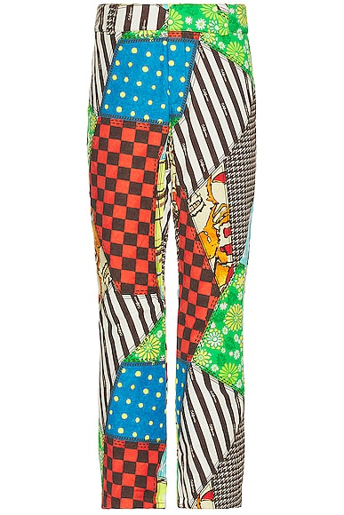 ERL Unisex Cowboy Snowboard Pants Woven in Multi