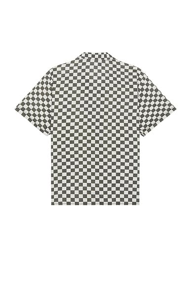 Shop Erl Printed Hawaiian Shirt Woven In Checker