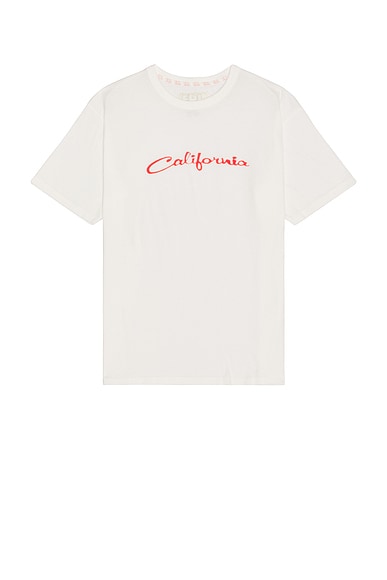 ERL California Signature T-Shirt in White