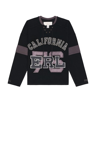Laced Hockey Jersey Knit