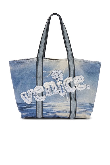 ERL Storm Venice Tote in Storm Print