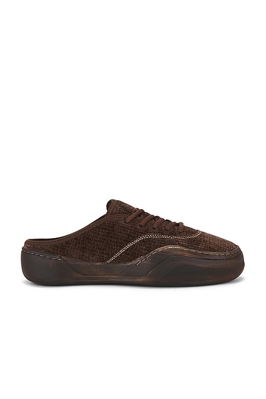 ERL Unisex Corduroy Camino Sneakers in Brown