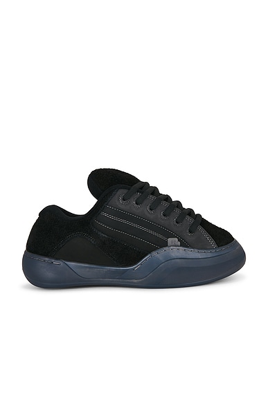 ERL Unisex ERL Quad Vamp Leather in Black