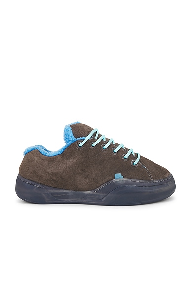 Suede Vamp Skate Sneaker Leather