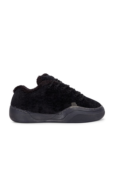 ERL Corduroy Vamp Sneakers in Black