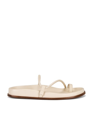 Emme Parsons Bari Slide in Ivory Nappa
