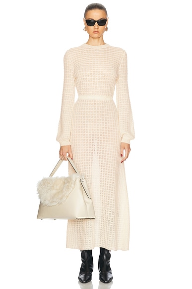 ESCVDO Alfil Dress in Ivory