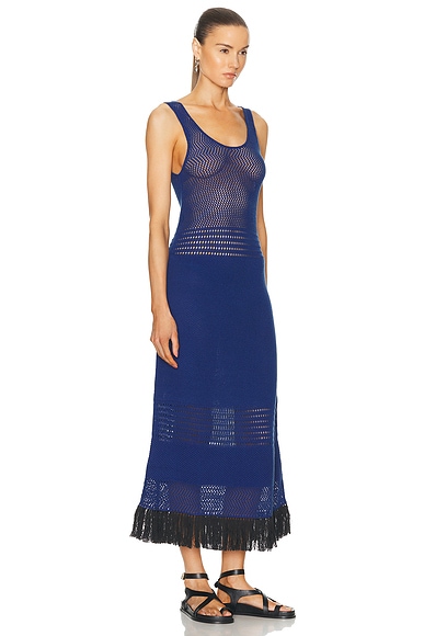 Shop Escvdo Laguna Dress In Electric Blue