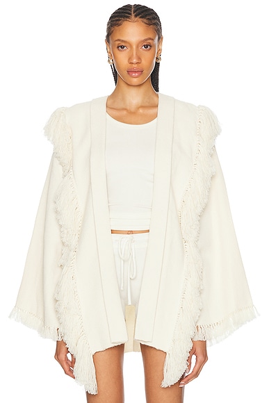 ESCVDO Siembra Cardigan in Ivory
