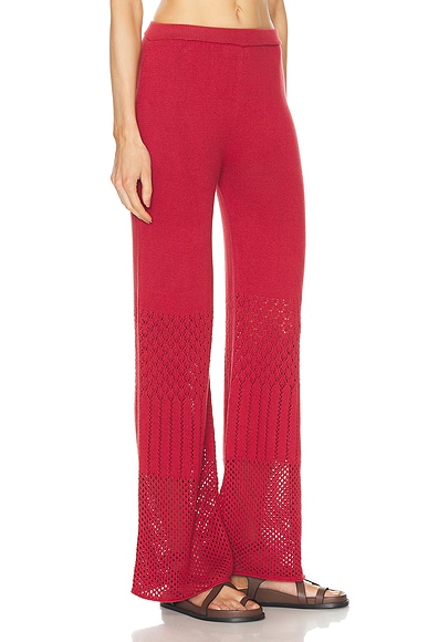 Escvdo Lia Pant In Colonial Rose