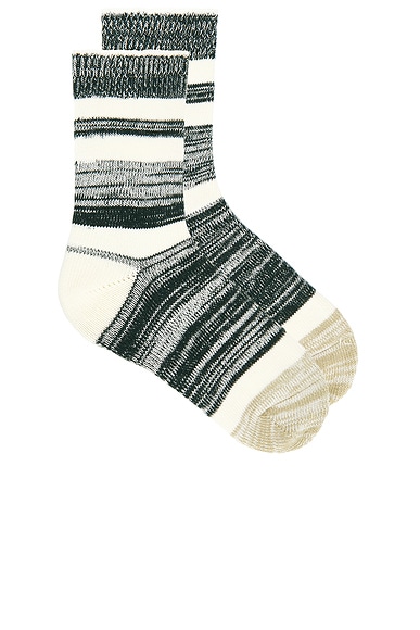 Heather Stripe Sock