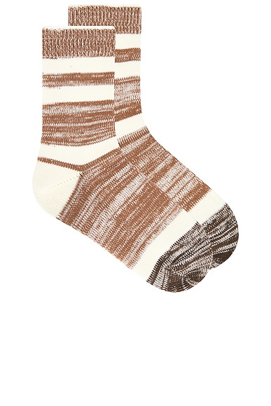 Heather Stripe Sock