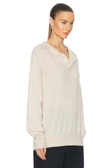 Éterne Brady Cashmere Sweater In Oatmeal