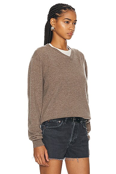 Éterne Clive Drop-shoulder Cashmere Jumper In Millet