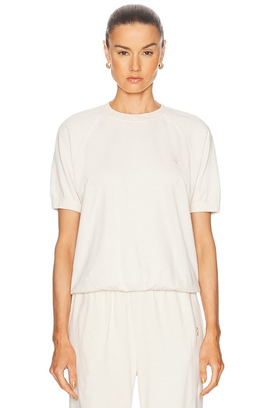 Short Sleeve Raglan Sweatshirt