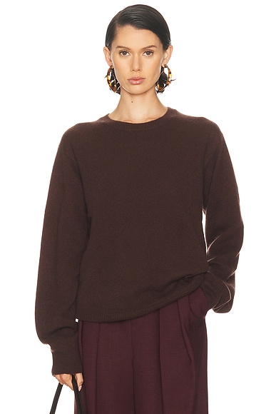Eterne James Cashmere Sweater in Espresso