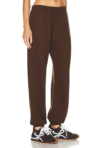 Eterne Classic French Terry Cinched-Cuff Sweatpants