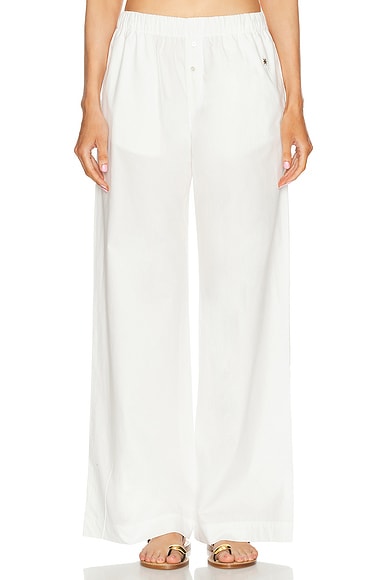 Eterne Lounge Pant in White
