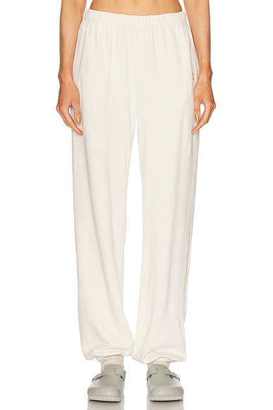 Vinny Pocket Sweatpant in Bone