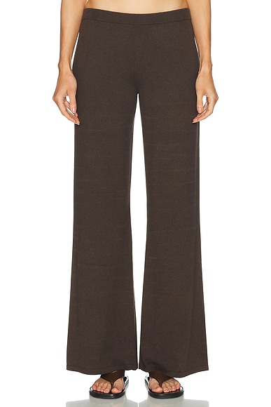 Wide Leg Cotton Cashmere Lounge Pant