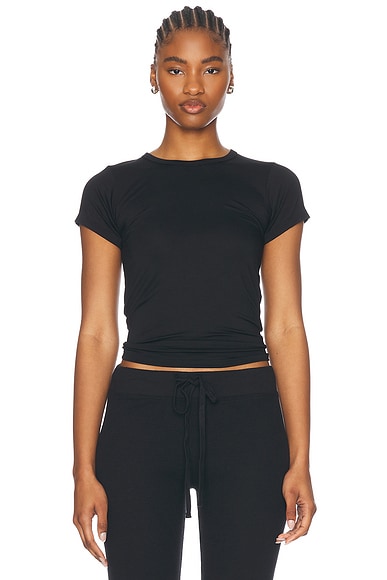 Fitted Crewneck Short Sleeve T-Shirt