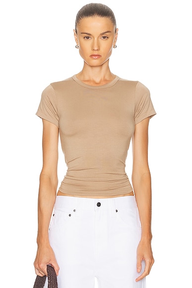 Fitted Crewneck Short Sleeve T-Shirt