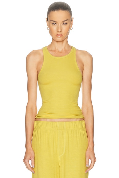 High Neck Fitted Tank Top