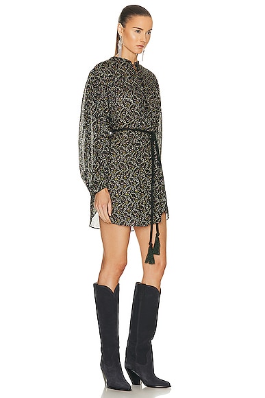 Isabel Marant Étoile Amandine Dress In Faded Black