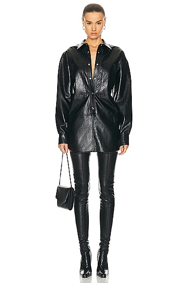Isabel Marant Etoile Leather Dresses Winter Holiday 2024 Collection FWRD