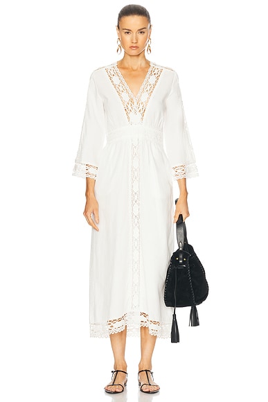 Isabel Marant Etoile Veona Dress in White