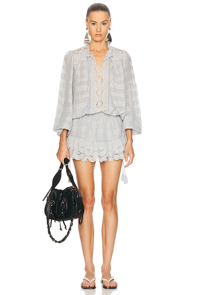 Isabel Marant Etoile Preya Dress in Light Blue