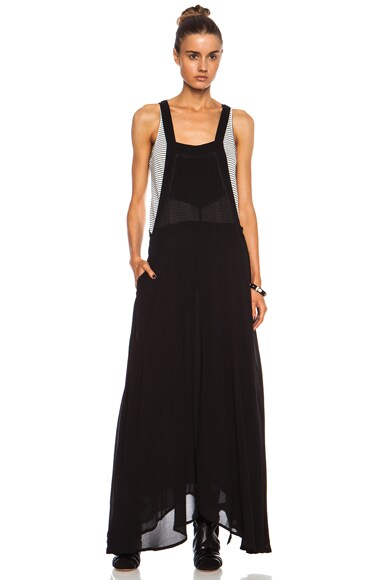 Isabel Marant Etoile Bacia Viscose Dress in Black | FWRD