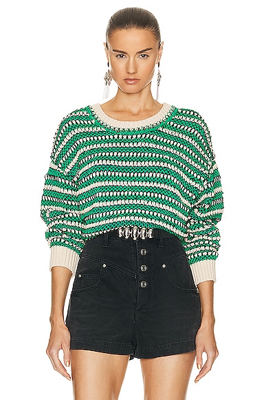 Isabel Marant Etoile Hilo Sweater in Mint Green