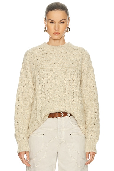 Isabel Marant Etoile Deotille Sweater in Beige