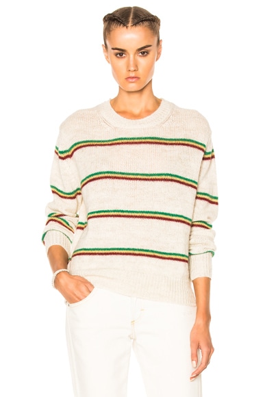 Goya Striped Alpaca Knit Sweater