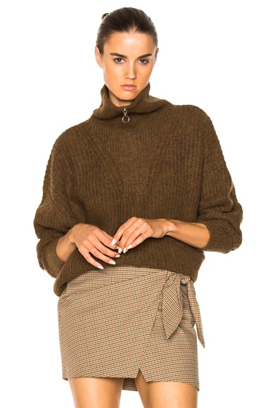 Declan Grunge Knit Turtleneck Sweater