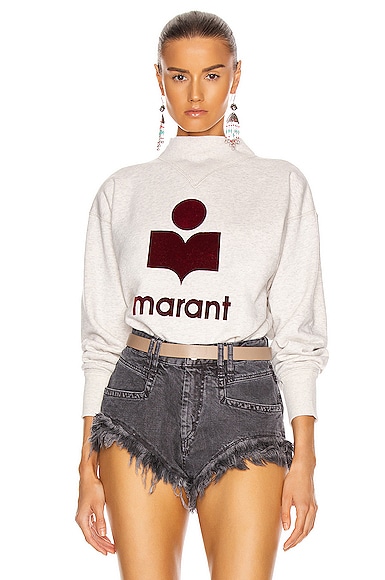Isabel Marant Etoile Moby Sweatshirt in Ecru | FWRD