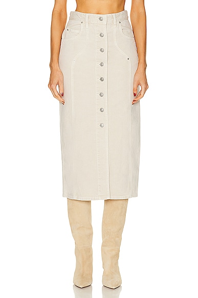 Vandy Skirt in White