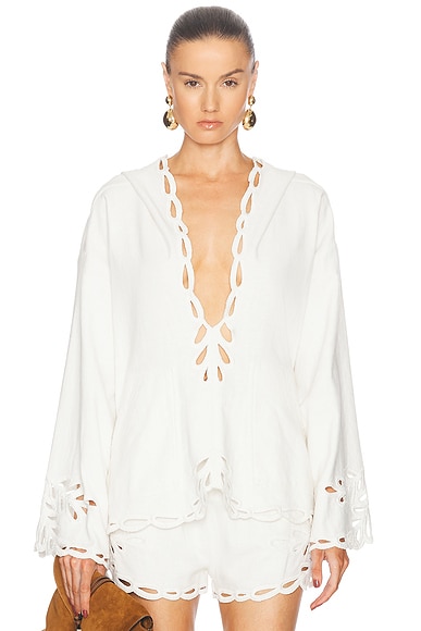 Isabel Marant Etoile SOLVI ブラウス - White | FWRD