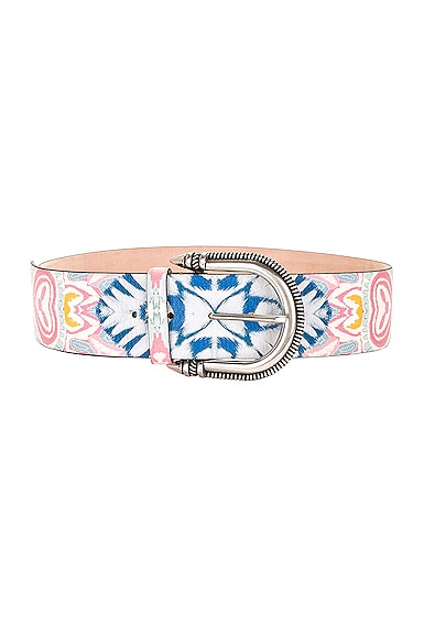 Etro Leather Belt In Multicolor | ModeSens