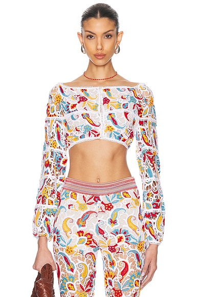 Long Sleeve Cropped Top