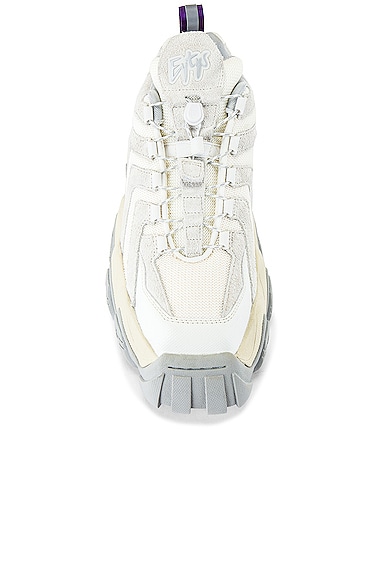 Shop Eytys Halo Suede Sneaker In Off White