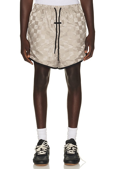 Checkered Gym Short