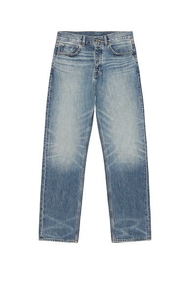 Fear of God ESSENTIALS Denim 5 Pocket Jeans in Classic Blue