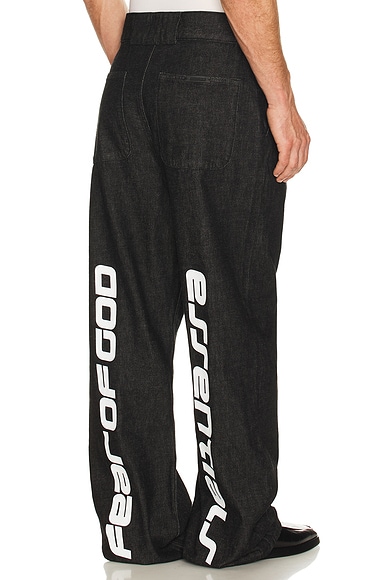 Fear of God ESSENTIALS Work Pant in Vintage Black