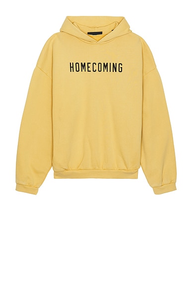 YEEZY Season 3 Fleece Hoodie in Gold Sun FWRD