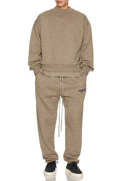Classic Fit Fleece Crew Neck Sweatshirt
